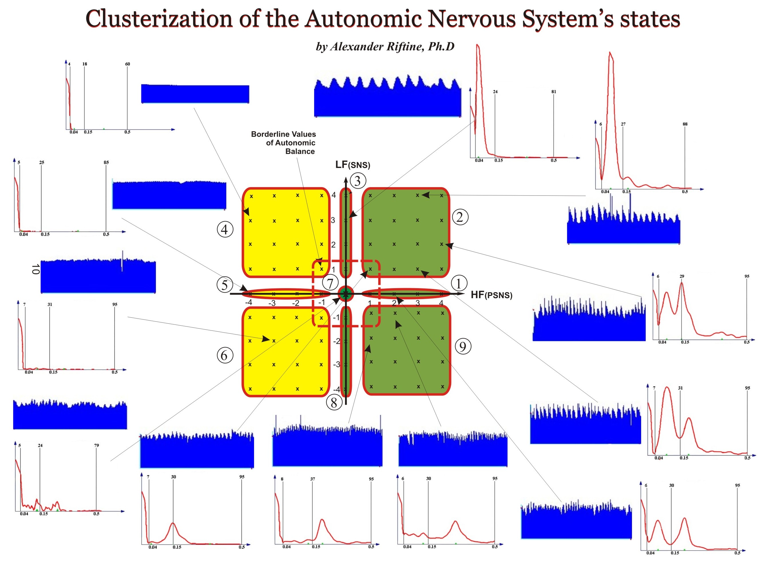 Clusterization of the Autonomic Nervous System's States